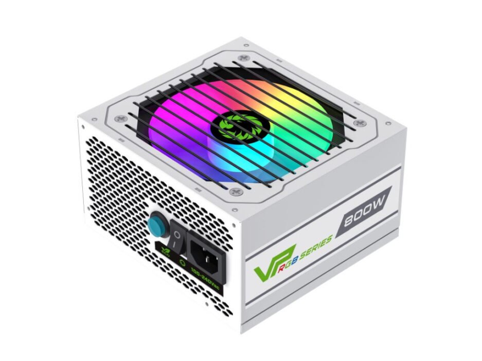 Fuente de Poder Gamemax VP-800W 80PLU Bronze Color White RGB