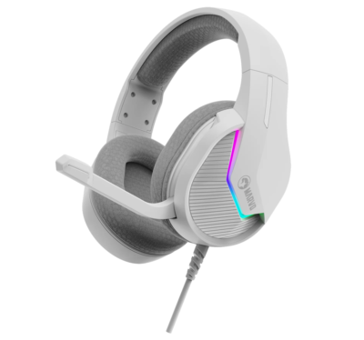 Headset Marvo Scorpion H8618WH Conexión USB Color White RGB
