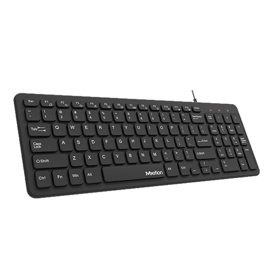 Teclado Meetion K410 Color Black Conexión USB