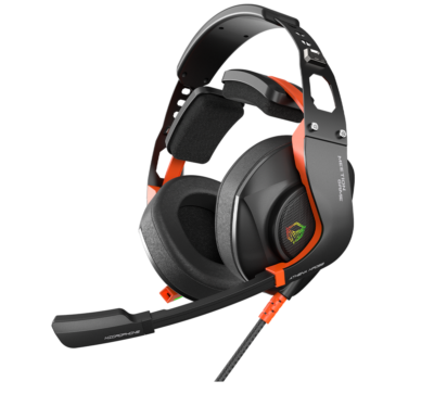 Headset Gamer Meetion MT-HP099 Conexión USB Color Black/orange