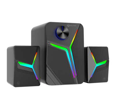 Parlante Meetion MT-SP2111 5W +3W Conexión BT Jack 3.5MM Color Black RGB
