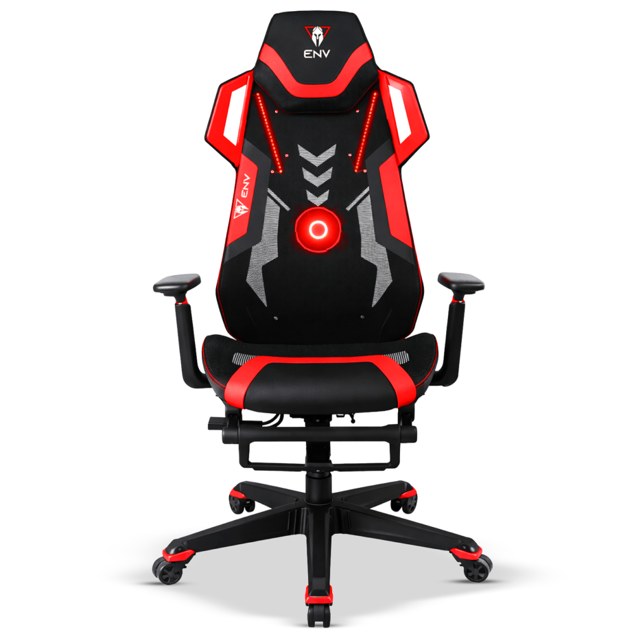 Silla Gaming ENV Spartan Throne BI 1OENV145 RGB Sincronizada con el Audio Altavoces BT Color Black/red