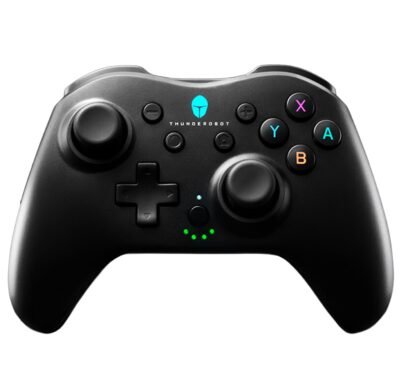 Palanca Thunderobot G40 Vibracion Conexion USB Compatible PC Switch Color Black