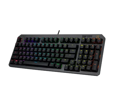 Teclado Asus TUF K3 GEN II 100% RGB Switch RED Conexion USB Color Black